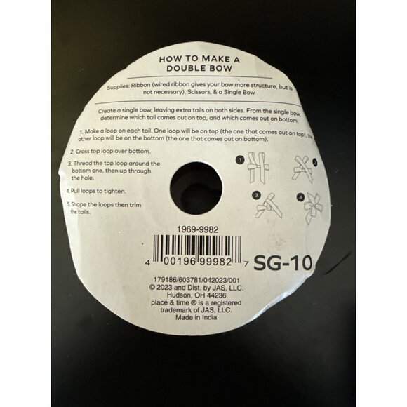 Red & White Plaid Wired Edge Ribbon 2.5" X 10 Yards For Crafts & Decorations - Picture 3 of 5